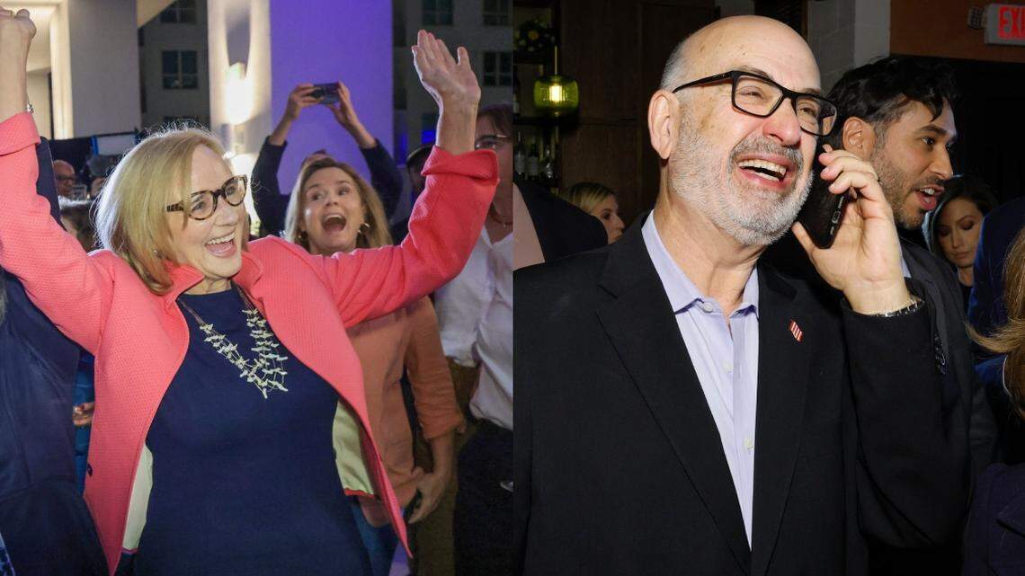 Miami mayoral candidates Eileen Higgins and Emilio González will face off in a Dec. 9 runoff.