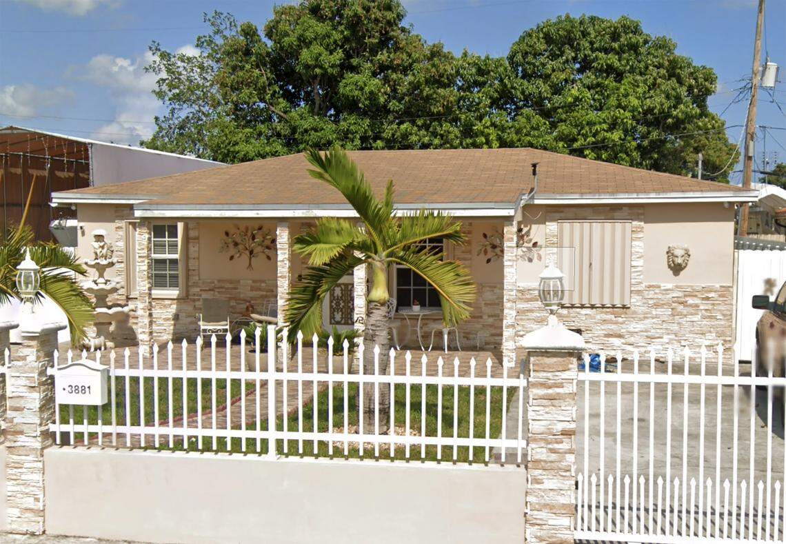 A Google Street View image from April 2022 shows substantial exterior modifications to Hialeah Mayor Jacqueline Garcia-Roves’s home, decades after her family acquired the property.