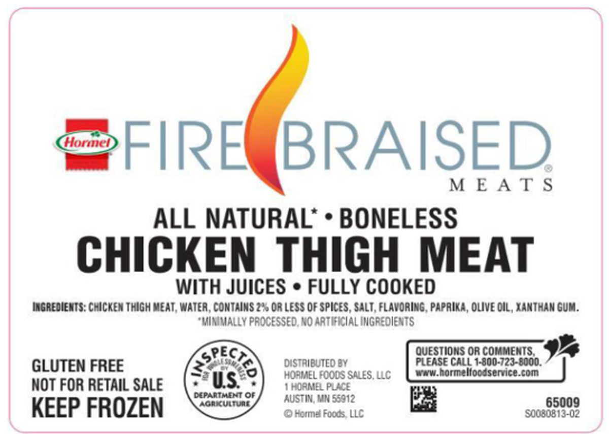Hormel Fire Braised All Natural Boneless Chicken Thigh Meat