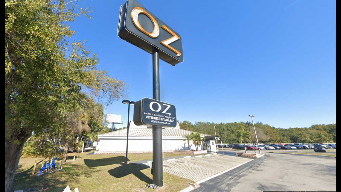 The unusual 911 call came from Oz Gentlemen’s Club in Clearwater, Florida, officials said.