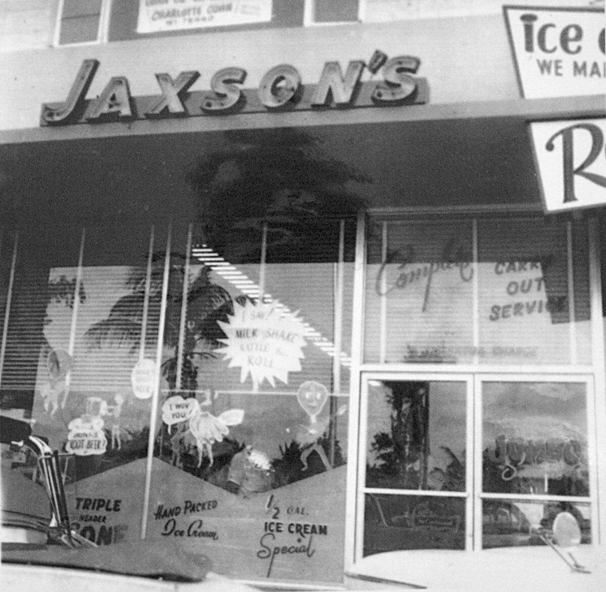 An early facade of Jaxson’s.