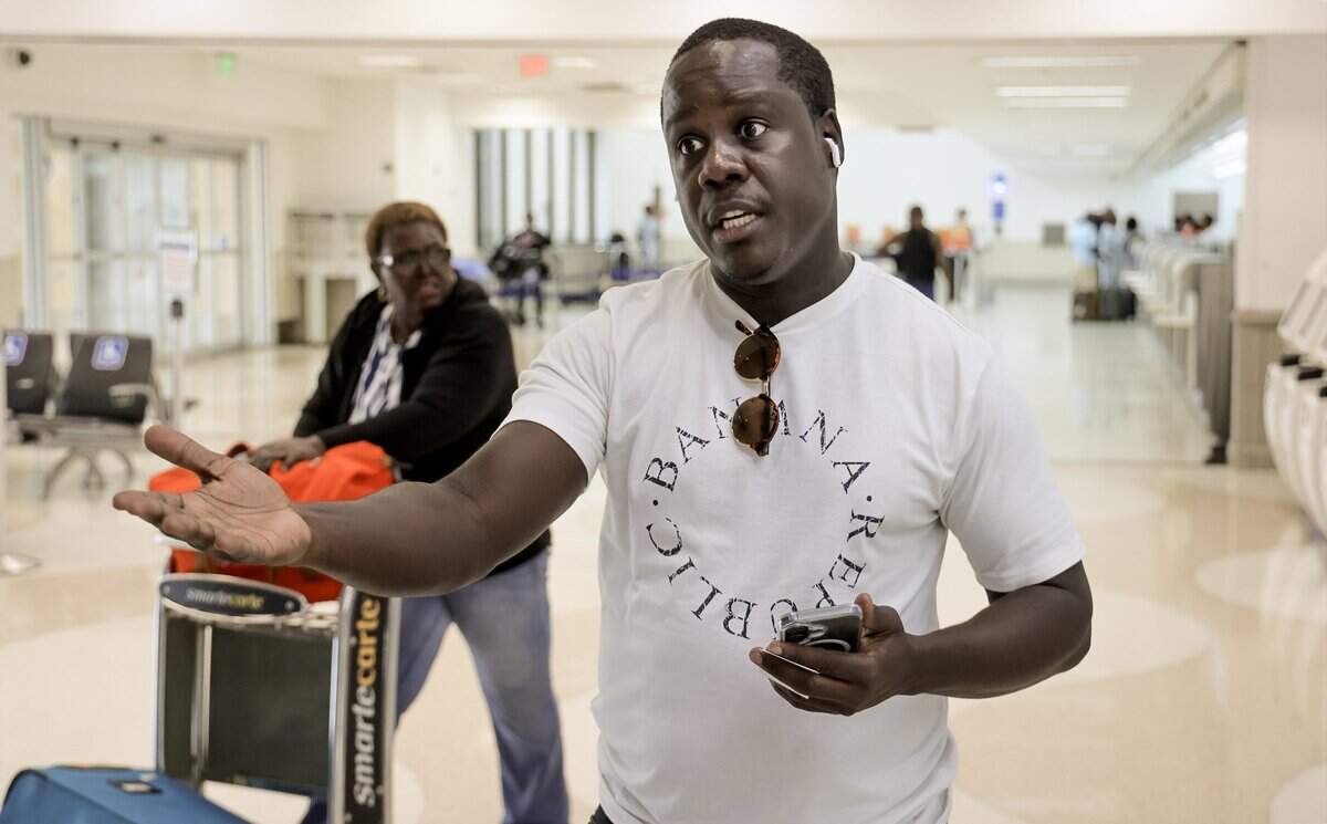 Moïse Alex Docteur was among the passengers traveling to Cap-Haïtien, Haiti on Thursday, August 6, 2026, from Fort Lauderdale-Hollywood International Airport. Docteur, who lives in Canada after migrating from Haiti, said the lost of Temporary Protected Status for has left many Haitians in the community in a panic. As TPS status expired, many members of the South Florida Haitian community have chosen to keep a low profile. This has led to a reduced presence in the local immigrant economy and in public activities, particularly in Miami-Dade and Broward counties.