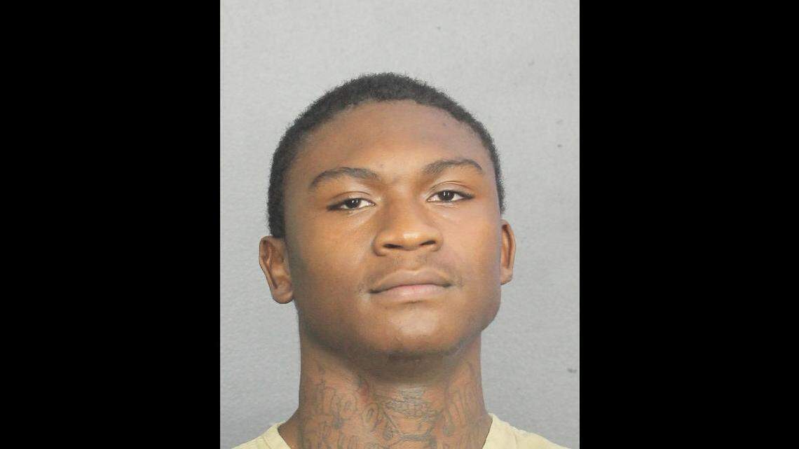 Trayvon Newsome after his Tuesday arrest and booking