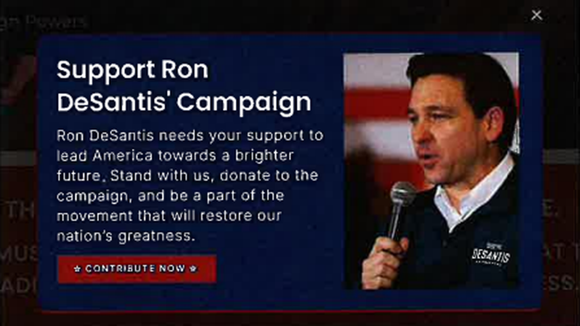 A man accused of running deceptive political fundraising websites that defrauded donors was arrested by the FBI, feds say.