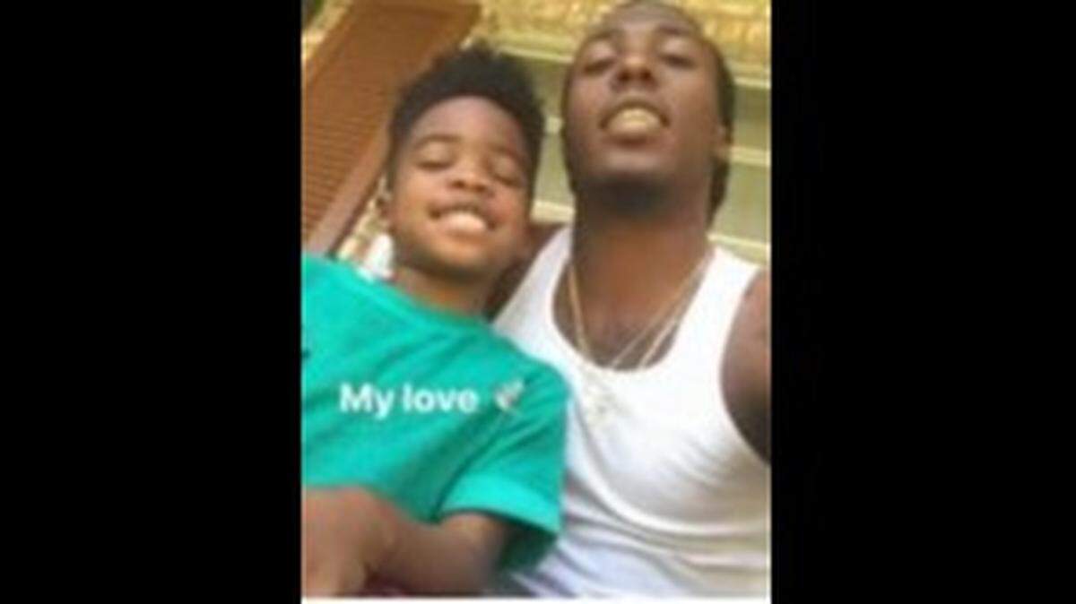 On the right in this photo is Tyler Reese, fatally shot Wednesday afternoon.