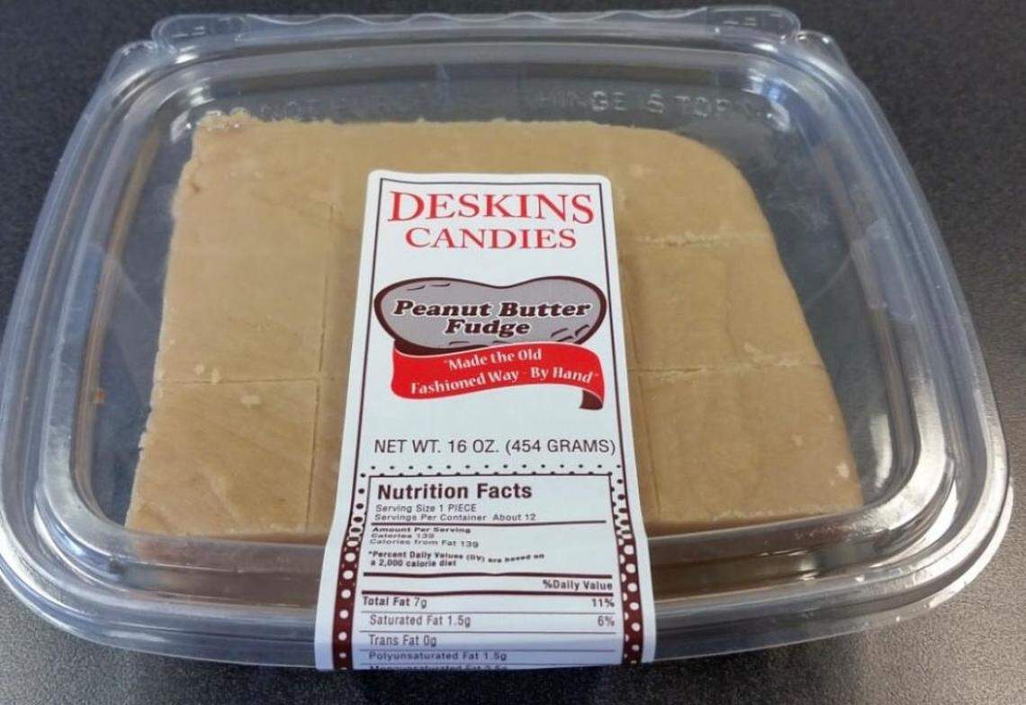 Deskins Candies Peanut Butter Fudge