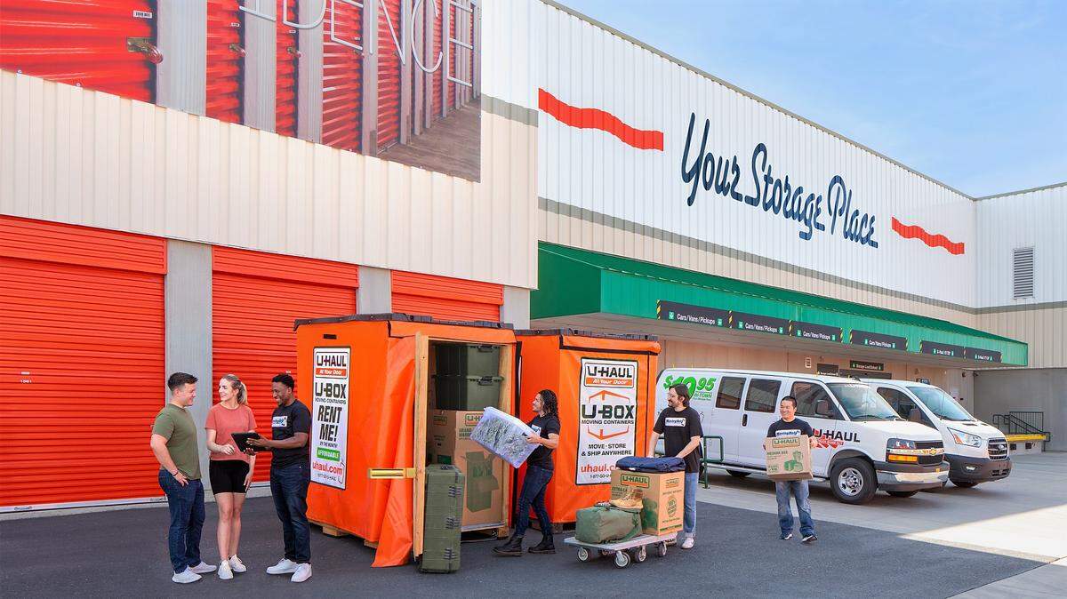 U-Haul storage facility.