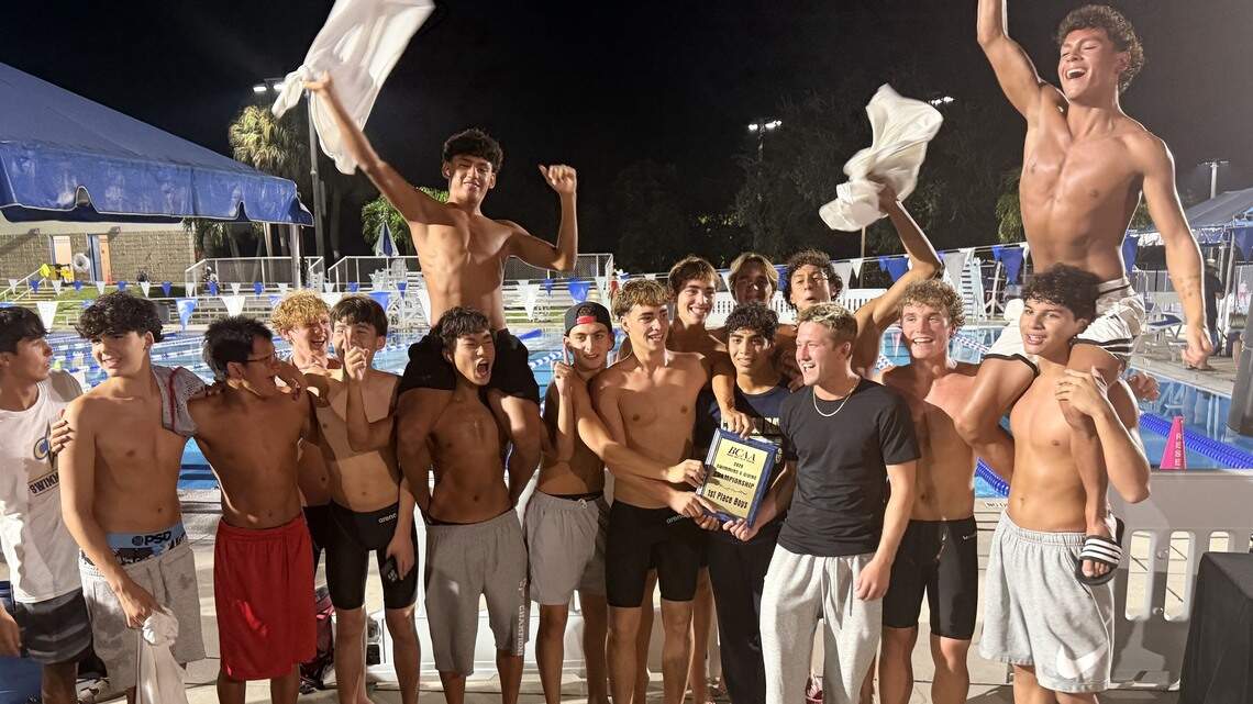 Cypress Bay boys and girls claim BCAA swimming crowns