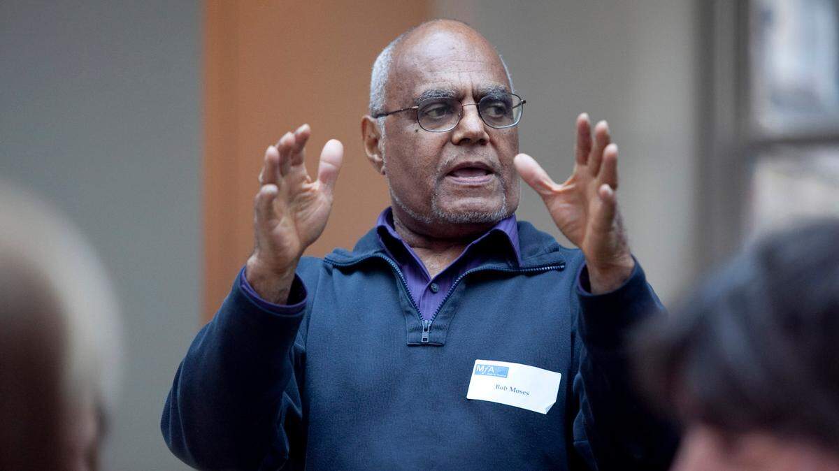 Robert “Bob” Moses pioneered voting registration during the Civil Rights Movement.