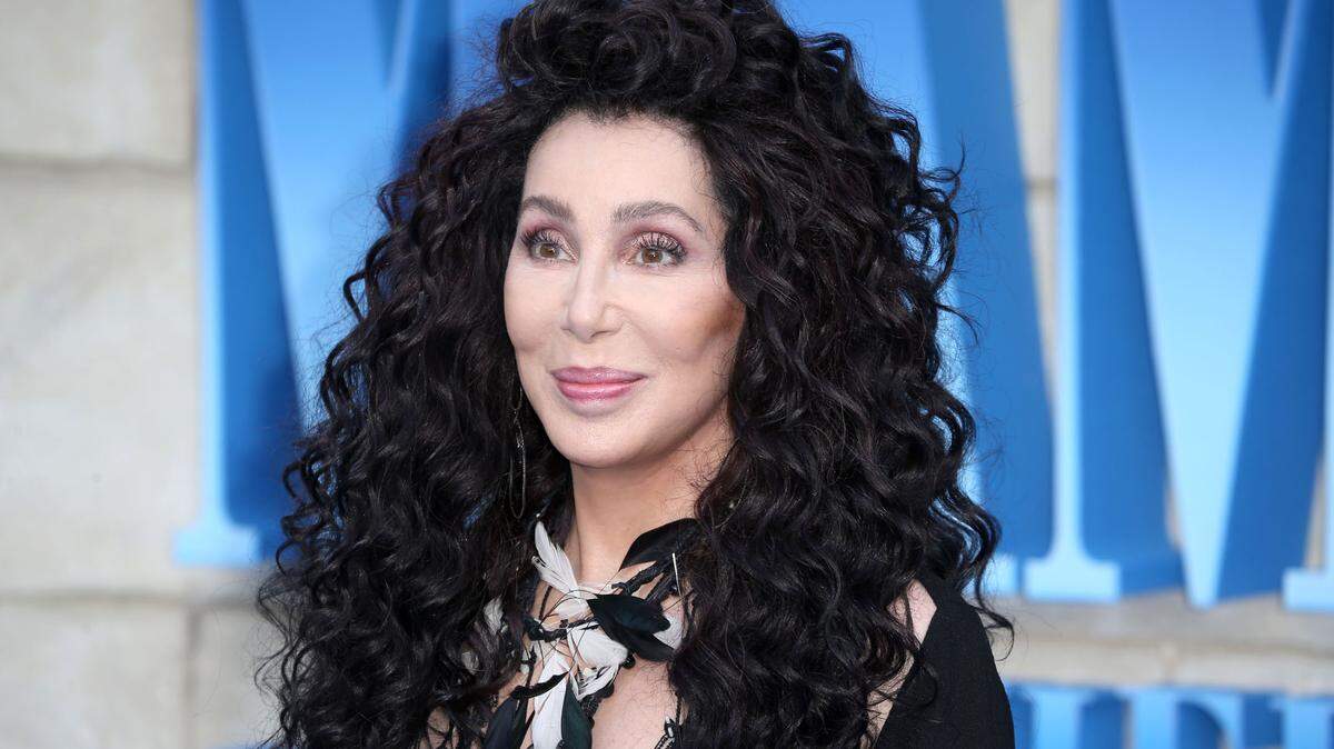 Cher attends the UK Premiere of “Mamma Mia! Here We Go Again” at the Eventim Apollo in London. (Photo by Fred Duval / SOPA Images/Sipa USA)