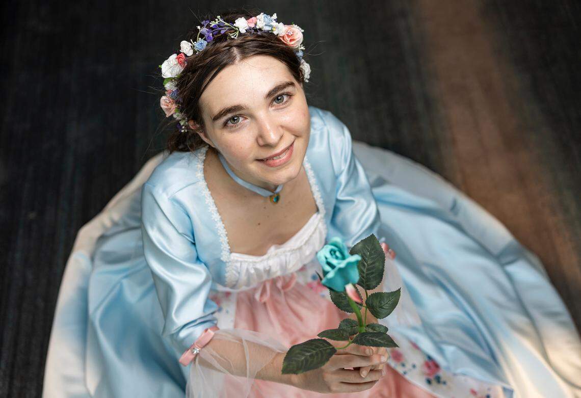 Victoria De Campos cosplays as Queen Erika from 'Barbie as the Princess and the Pauper.'