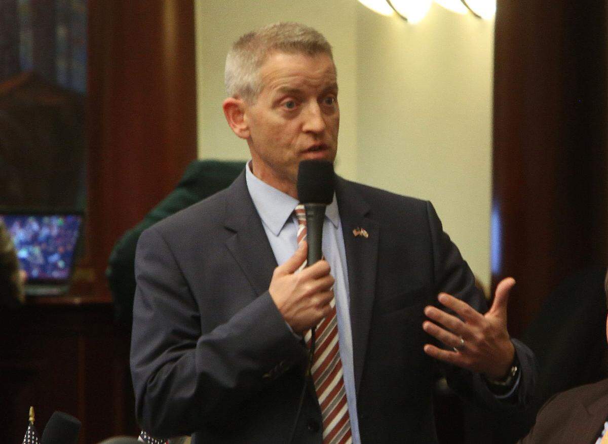 Rep. Paul Renner, R-Palm Coast, is the incoming Speaker of the Florida House for the 2023 session. In this photo from 2017, he’s talking about spending at Visit Florida and Enterprise Florida on the House floor.