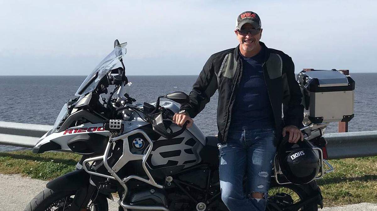 In this photo posted on March 11 on Facebook, Alejandro Aparicio poses next to his motorcycle. Aparicio was killed Sunday in a head-on collision with a tractor trailer on US 41.