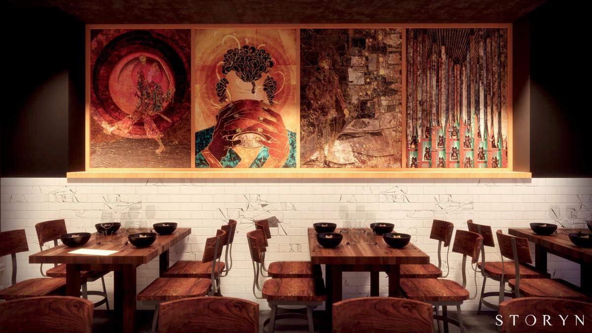 Can you feel the Buya vibe? When it opens in July, the restaurant will separate tables to comply with COVID-19 rules.