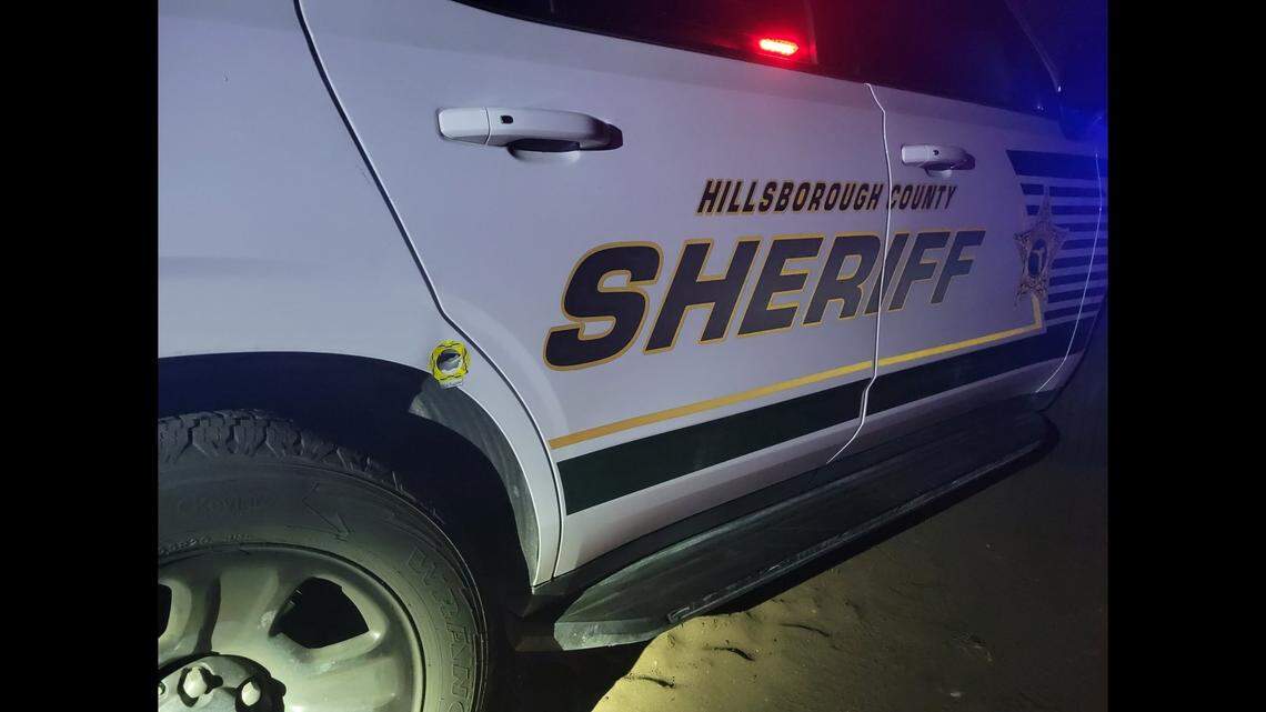 The driver accused of shooting at the sheriff’s deputy in Florida was arrested Dec. 7 at his home, the Hillsborough County Sheriff’s Office says.