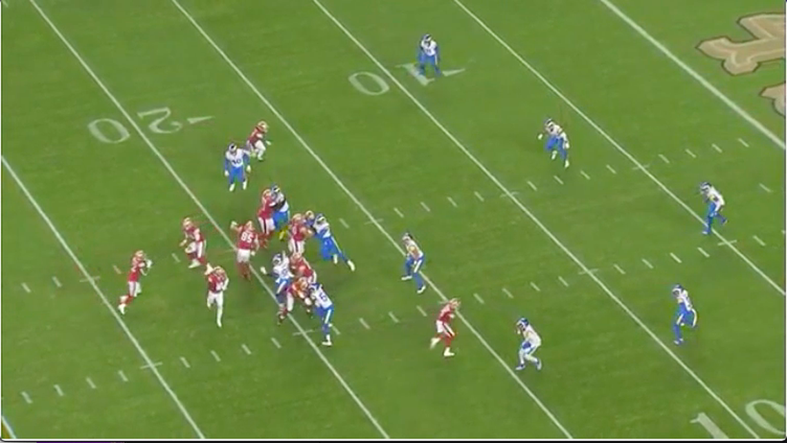 Second screenshot off backward toss