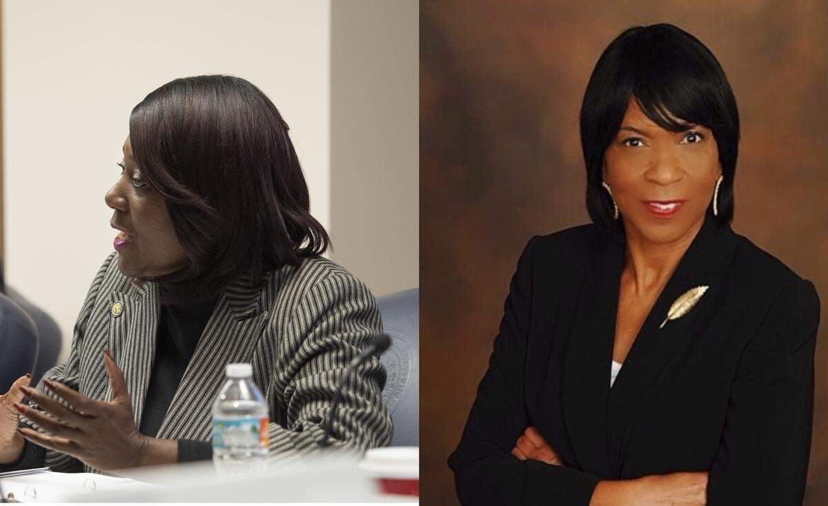 State Rep. Patricia Hawkins-Williams, left, faces a Democratic primary challenge from Carmen Jones.