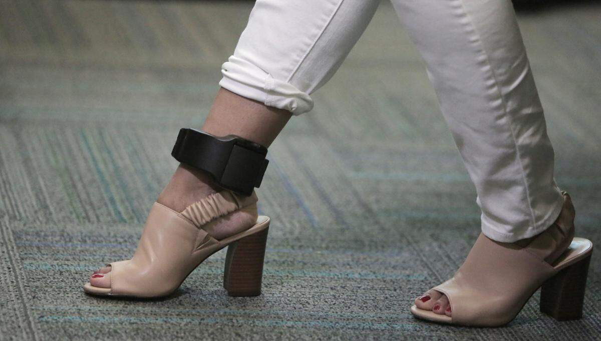 Milagros Yanes was made to wear a surveillance ankle bracelet beginning a week before Christmas last year.