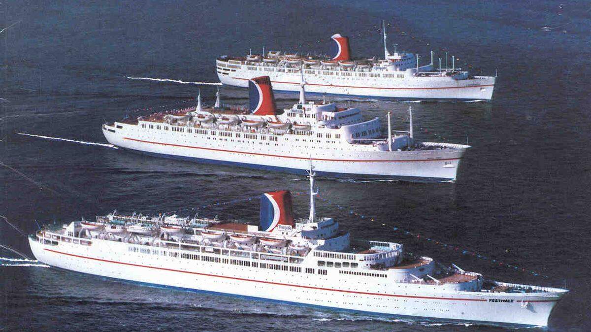 Tres de los primeros barcos de Carnival fueron Festivale, Mardi Gras y Carnivale.