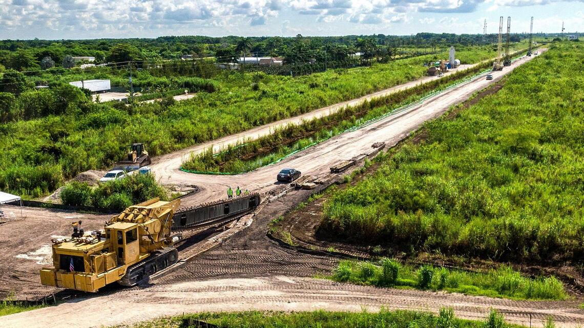 Before Glades water flows, small community needs flood protection. This project is the hope