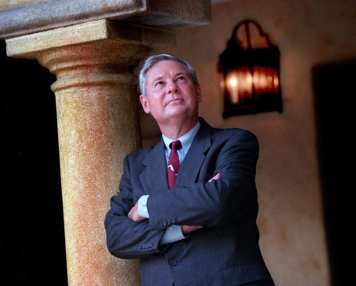U.S. Senator Bob Graham on Saturday, Oct. 15, 1998.