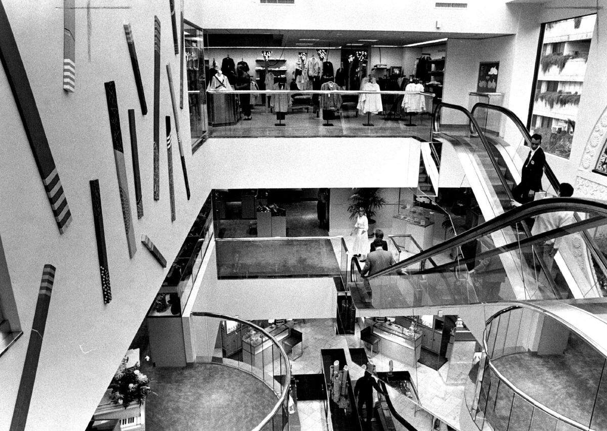 Three floors at the Burdines Mayfair store in Coconut Grove in 1984.
