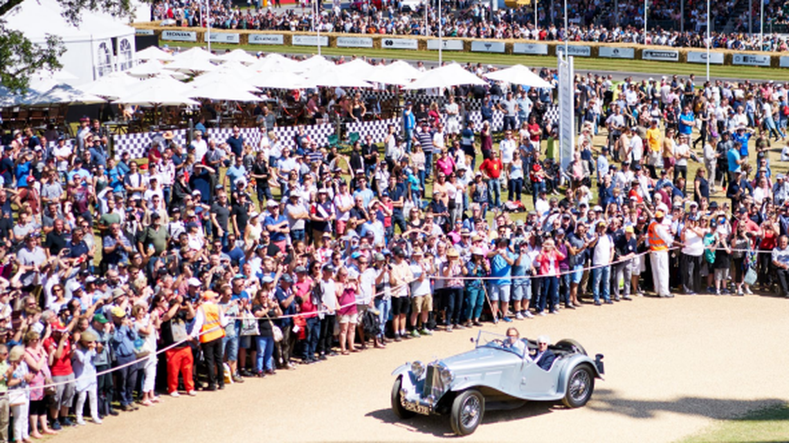 This image from the Goodwood Festival of Speed in England was featured in a presentation provided to the city of Miami Beach.