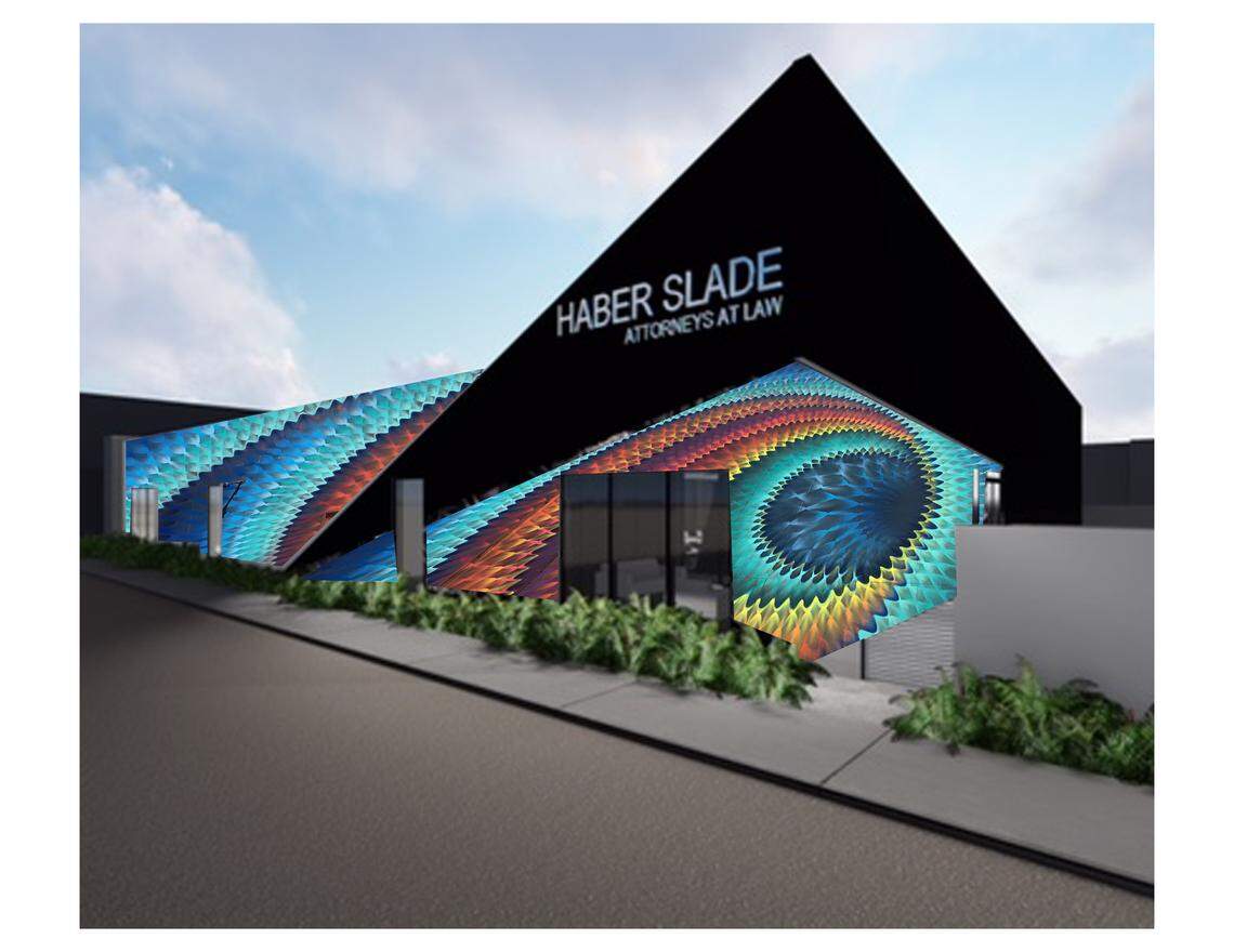 Architectural rendering of the new Haber Slade Attorneys at Law building, located at 251 NW 23rd St. The firm is moving to Wynwood from its location in downtown Miami, where it has operated since 1997.
