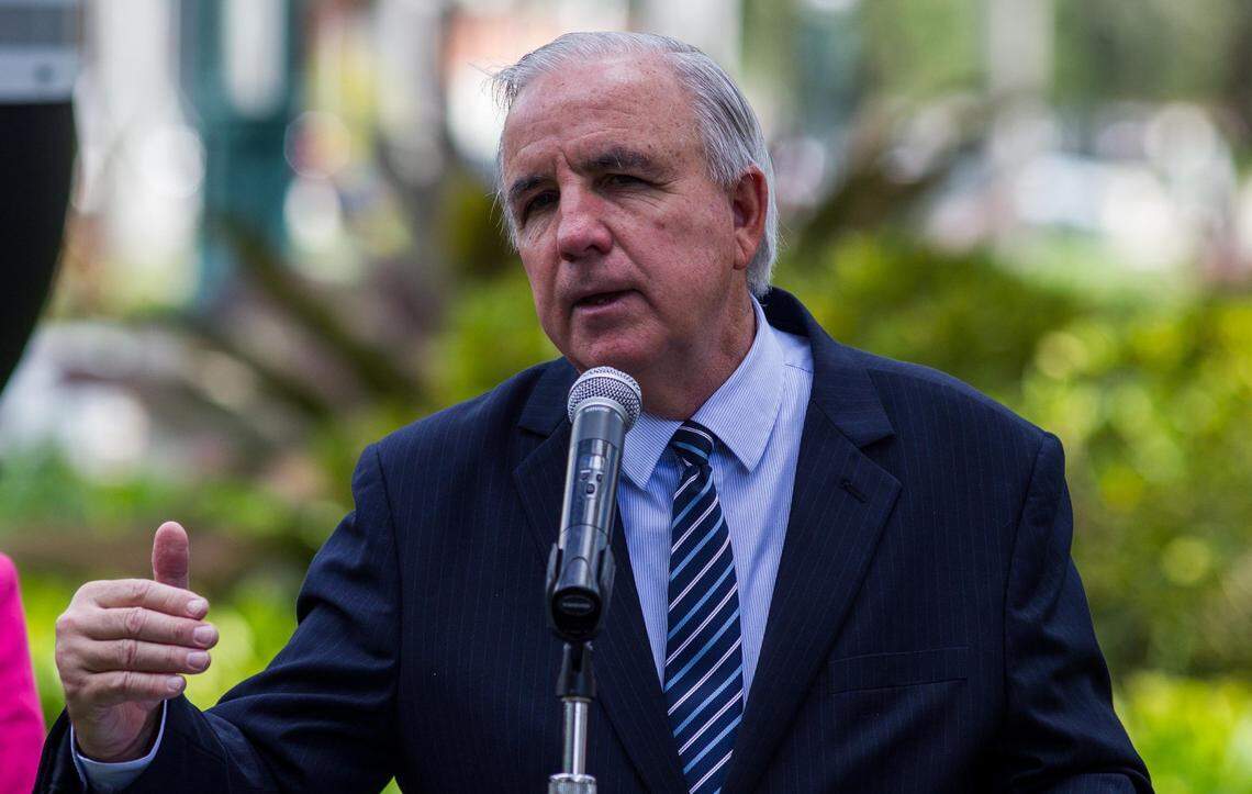 Miami-Dade County Mayor Carlos Gimenez beat Raquel Regalado in the 2016 mayoral race. He may be competing with her again in 2020 for a seat on the Miami-Dade commission.