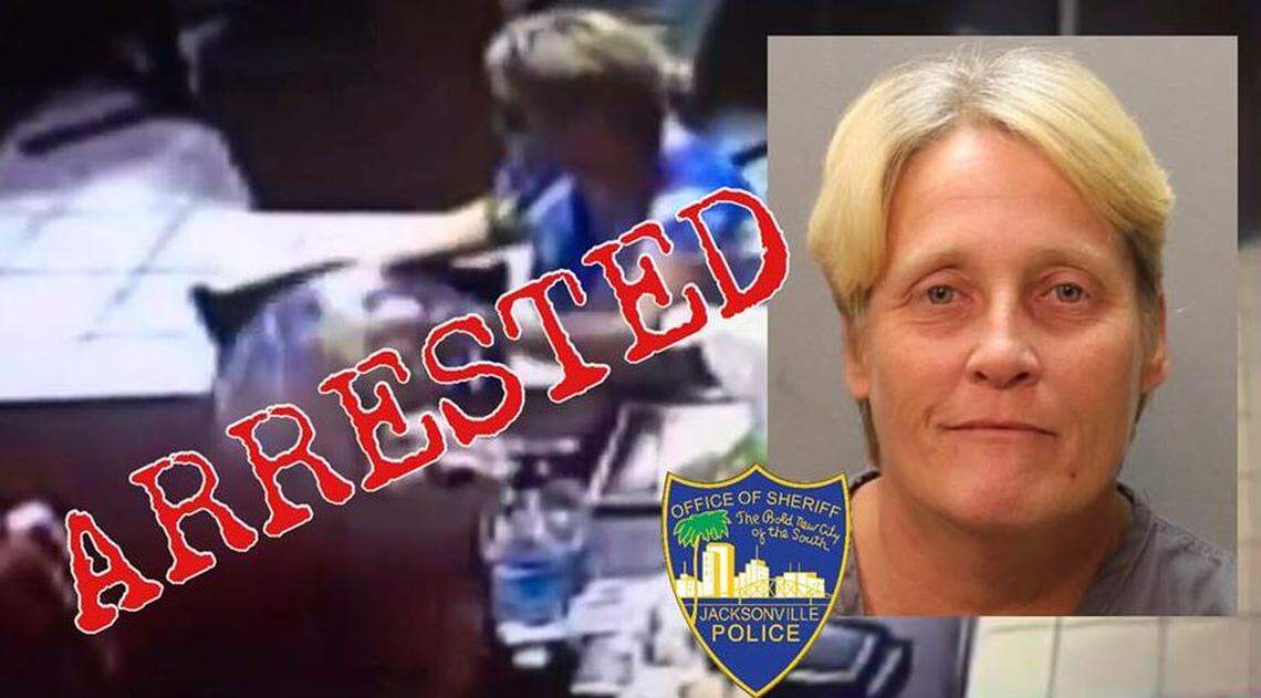 Jacksonville Sheriff’s Office Facebook post announcing Tammy Crews’ arrest