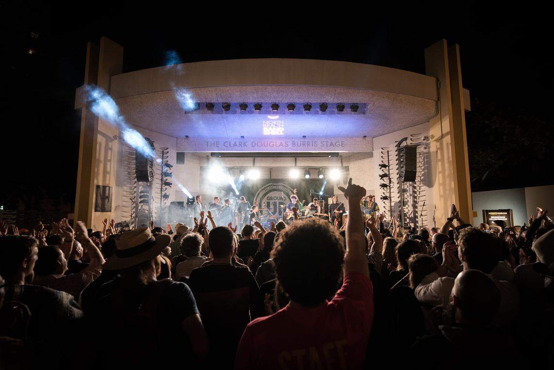 A scene from the 2017 GroundUp Music Festival in Miami Beach.