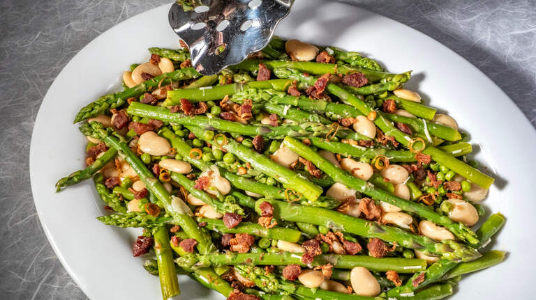 Spring’s veggie bounty inspires recipe for Pea, Asparagus and Fava Bean Salad