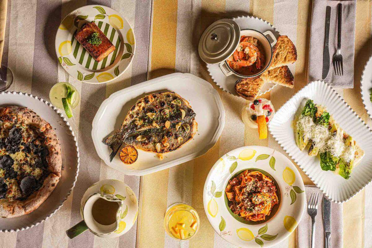 The menu at Giorgina features specialties you’d find on Italy’s Amalfi Coast.
