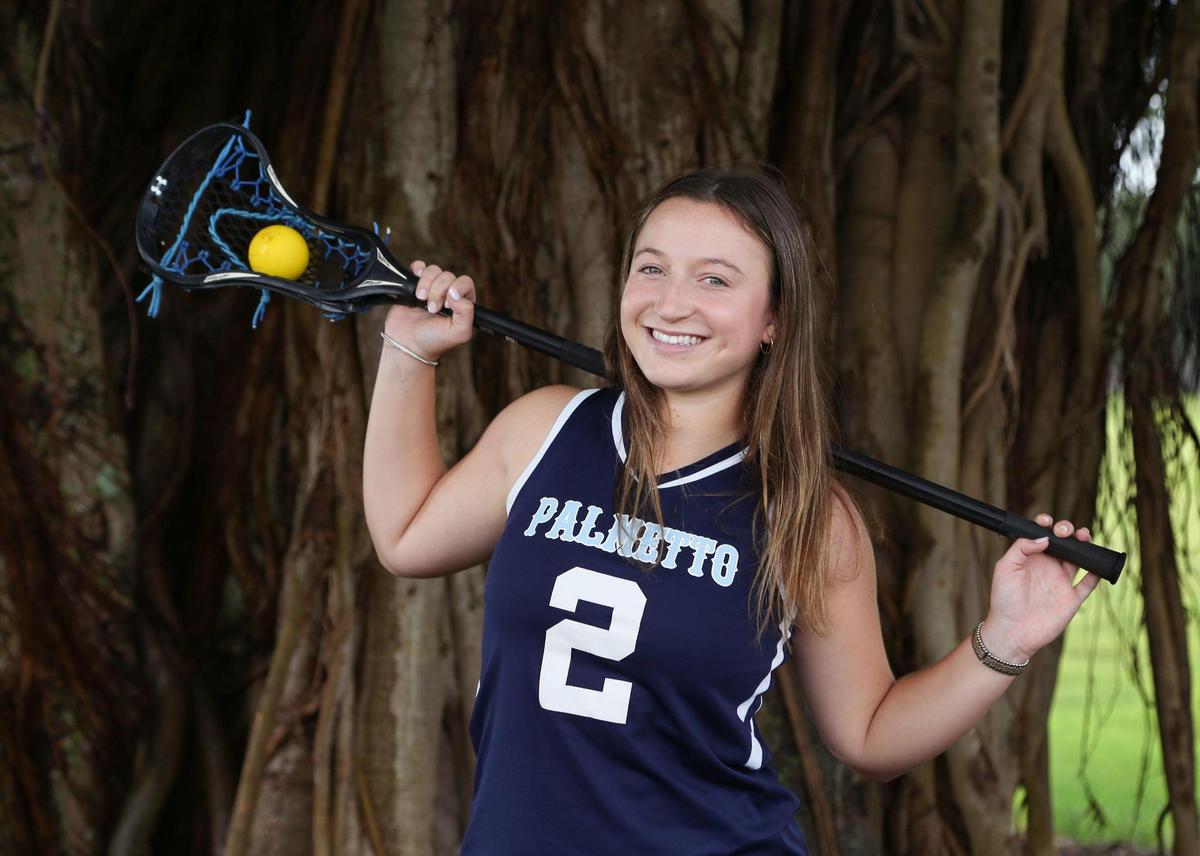 Miami Palmetto Senior High’s Emma Weinberg is the Miami-Dade Girls Lacrosse Player of the Year.