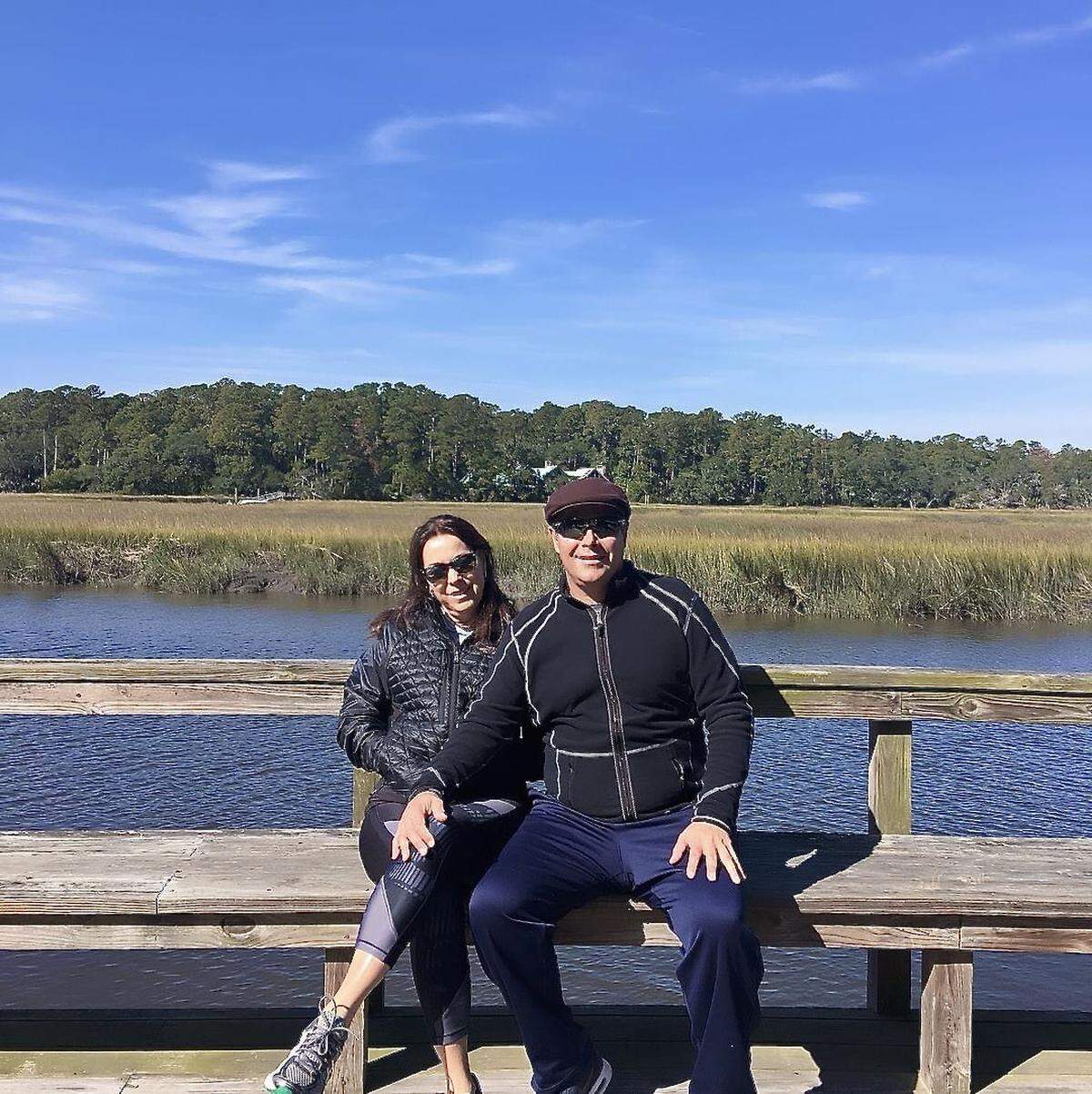 Maria “Maituca” Rovirosa and her husband, Richard “Ricky” Rovirosa in Bray’s Island. “One of his favorite places,” said his sister, Natalie Martinez.