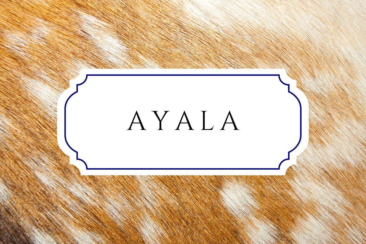 unique nature names ayala