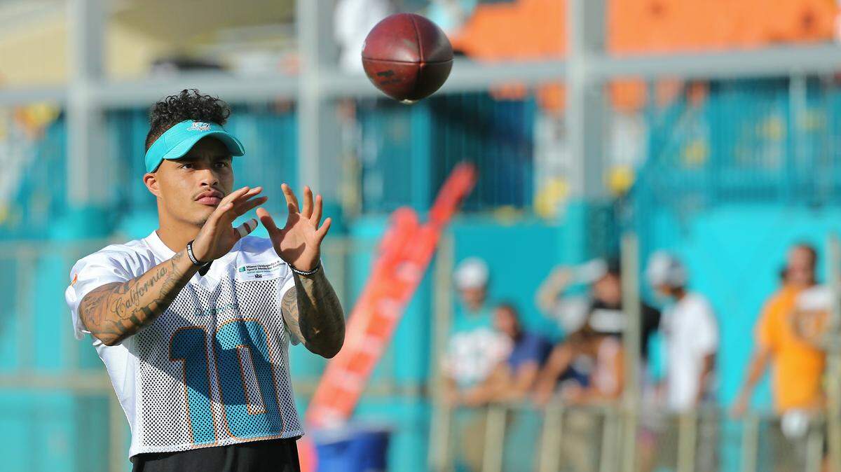 Dolphins receiver Kenny Stills is out of Friday’s preseason game due to an ankle injury.
