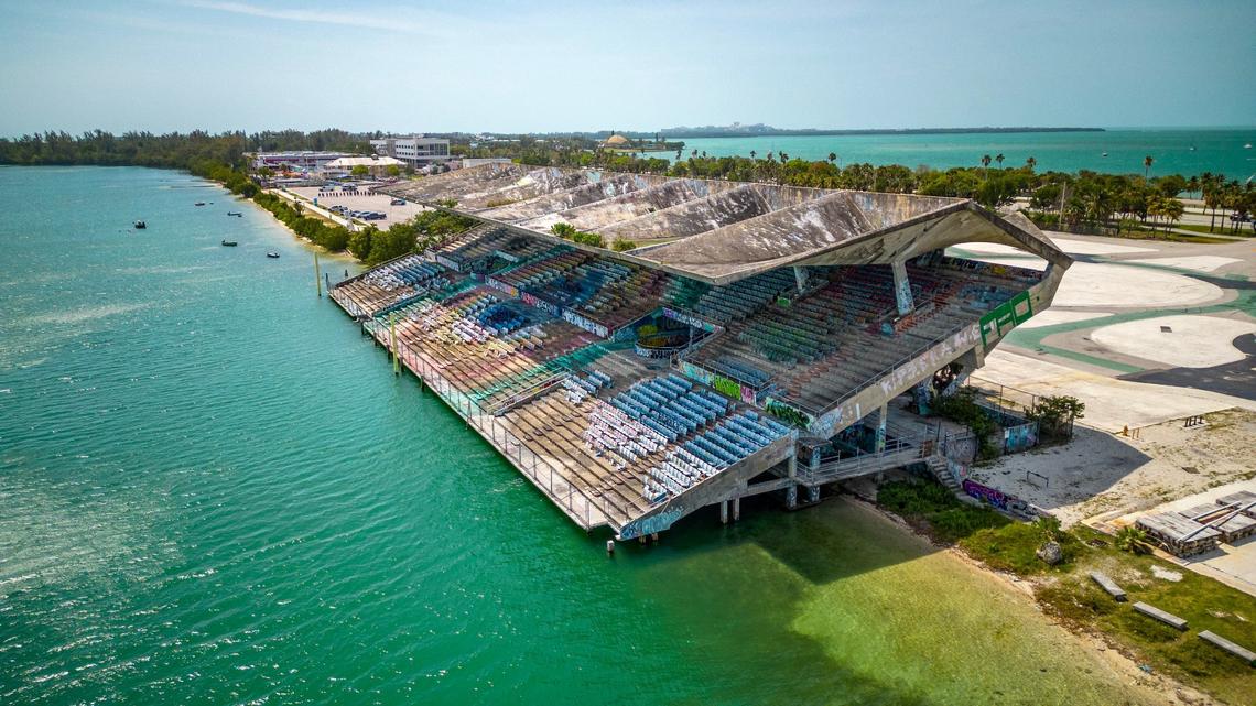 Built in 1963, the historic, city-owned Miami Marine Stadium off the Rickenbacker Causeway on Virginia Key is widely regarded as a singular feat of architecture and engineering but has been closed since 1992.