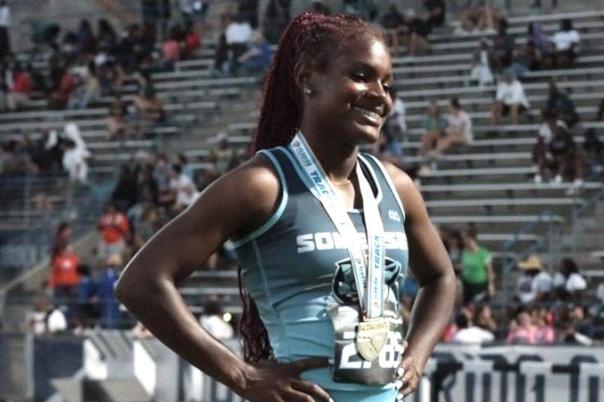 Somerset Academy’s Aleesa Samuel is the Miami Herald’s Broward Girls’ Track and Field Athlete of the Year.