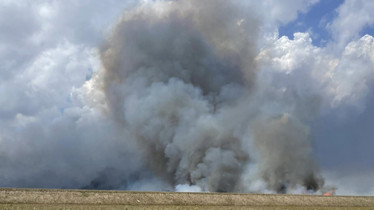 New brush fire sparks in west Miami-Dade, past Krome Avenue, burning 6,500 acres of conservation area. Officials are still focused on a growing fire near homes.