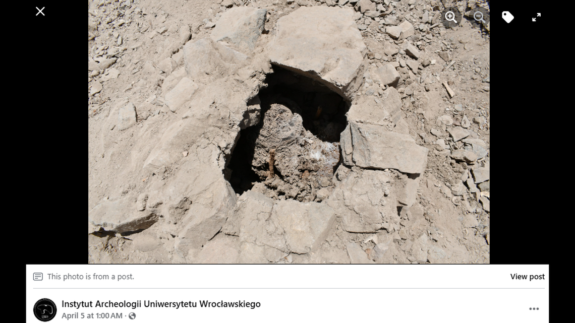 A collective burial with 24 bodies belonging to men, women and children was found in the valley, researchers said.