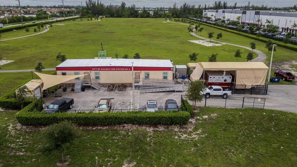 View of the Hialeah Fire Station No.9, located at 3620 W. 104 Street, Hialeah, FL 33014, on Friday June 05, 2026.