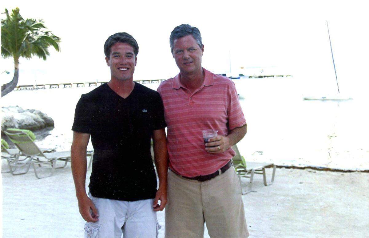 Giancarlo Granda and Jerry Falwell Jr. at Cheeca Lodge