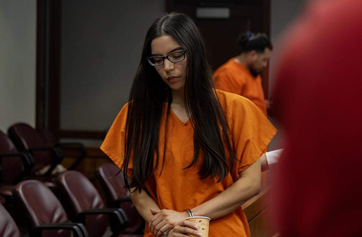 Charlene Forti, accused of supplying the MDMA that caused the death of Jenniha Le, appears in court for a special bond hearing in front of Judge Ellen Sue Venzer at the Gerstein Justice Bldg in Miami on Wednesday, March 25, 2026.