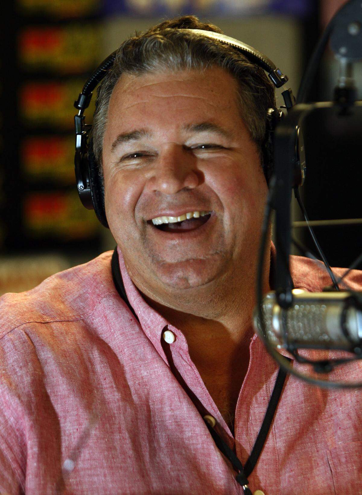 Paul Castronovo has been on South Florida radio since 1984. Here, he laughs on the air at Big 106 during a taping of his show in this March 17, 2009 file photo.