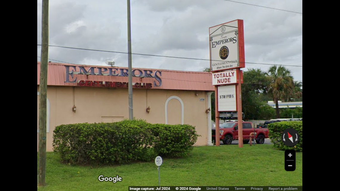 The club is located along four-lane East Adamo Drive in east Tampa and hosts bachelor parties and VIP parties, according to an Instagram page.