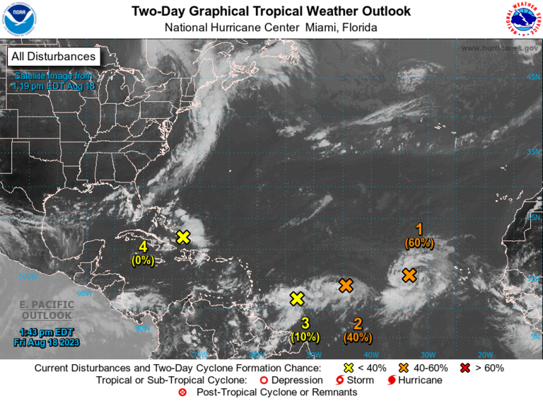 Four tropical disturbances now being tracked in the Atlantic | Miami Herald