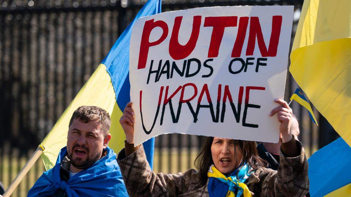 Most Americans oppose Russia’s invasion of Ukraine and American military action in the conflict, polls show. Many Americans favor economic sanctions on Russia.
