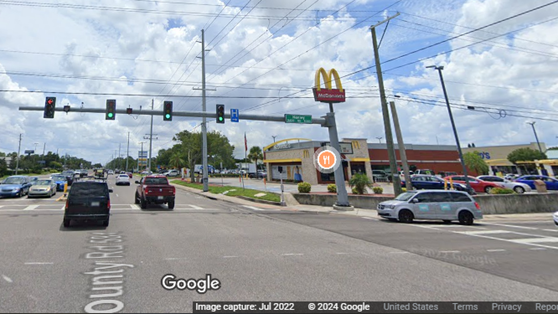 The deadly crash happened near the intersection of Waters and Himes avenues in Tampa, the Hillsborough County Sheriff’s Office said.