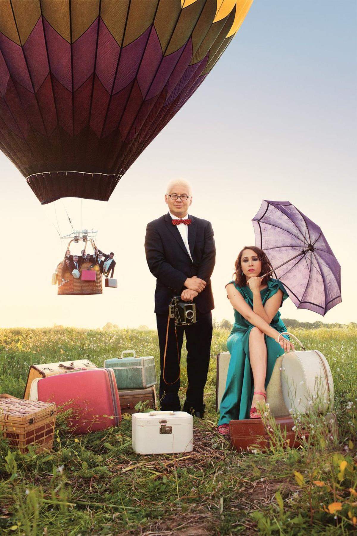 Thomas Lauderdale and China Forbes of Pink Martini. (Photo courtesy of Chris Hornbecker)